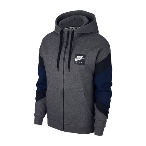 nike air hoody kapuzenjacke grau|Grau Hoodies .